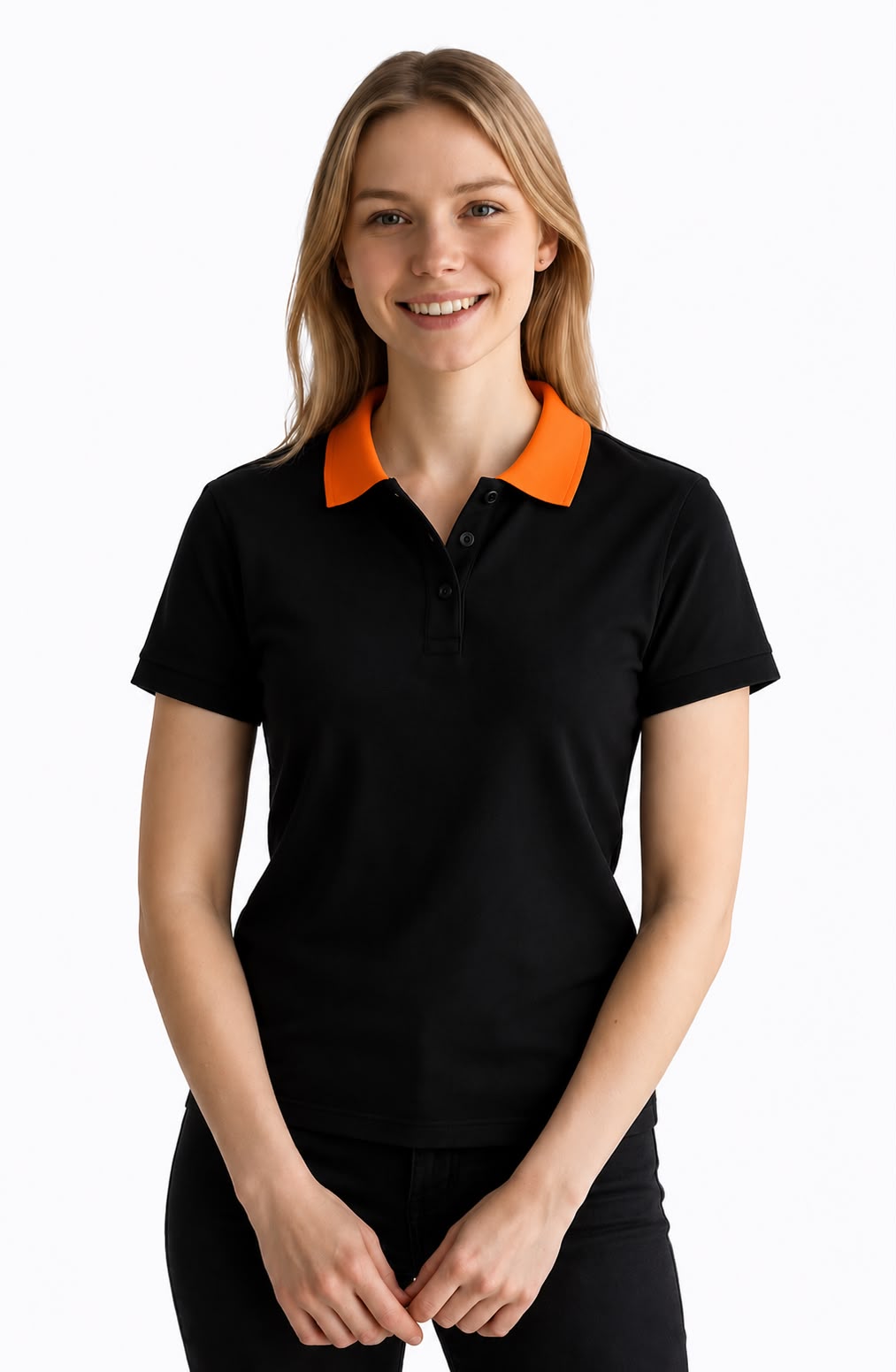 Camisa Gola Polo Feminina